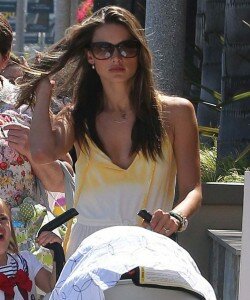 Alessandra Ambrosio nipple slip