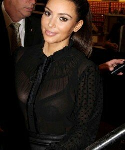 Kim Kardashian see through